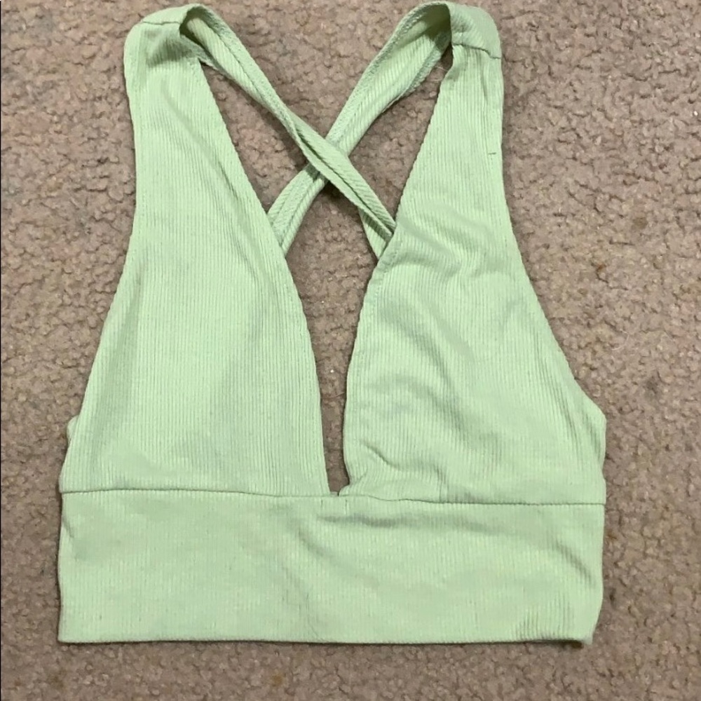 SHEIN TANK TOP CRISS CROSS